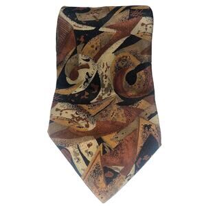 Men’s Secours 100% Hand Made In Italy Abstract Neck Tie